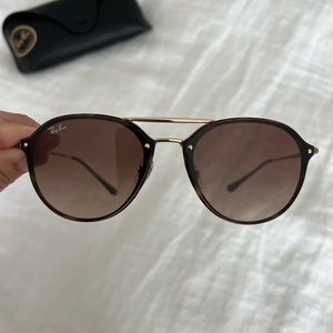 Ray Ban Blaze Double Bridge Sunglasses